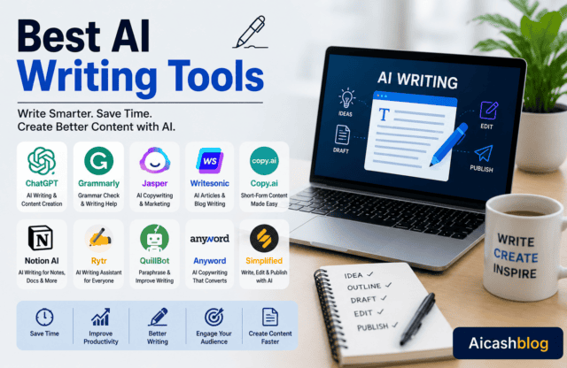 Best AI Writing Tools: A Simple Beginner’s Guide to Writing Faster and Better